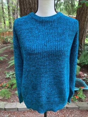 JW Heather Turqoise Women's Crewneck Sweater